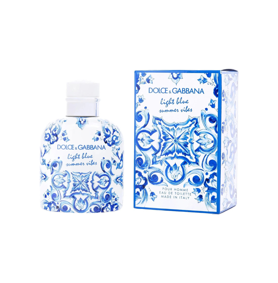 D&amp;g Parfum D G Light Blue Dolce Gabbana Light Blue Summer Vibes Pour Homme Eau De Toilette 125ml  For Man Dolce Gabbana
