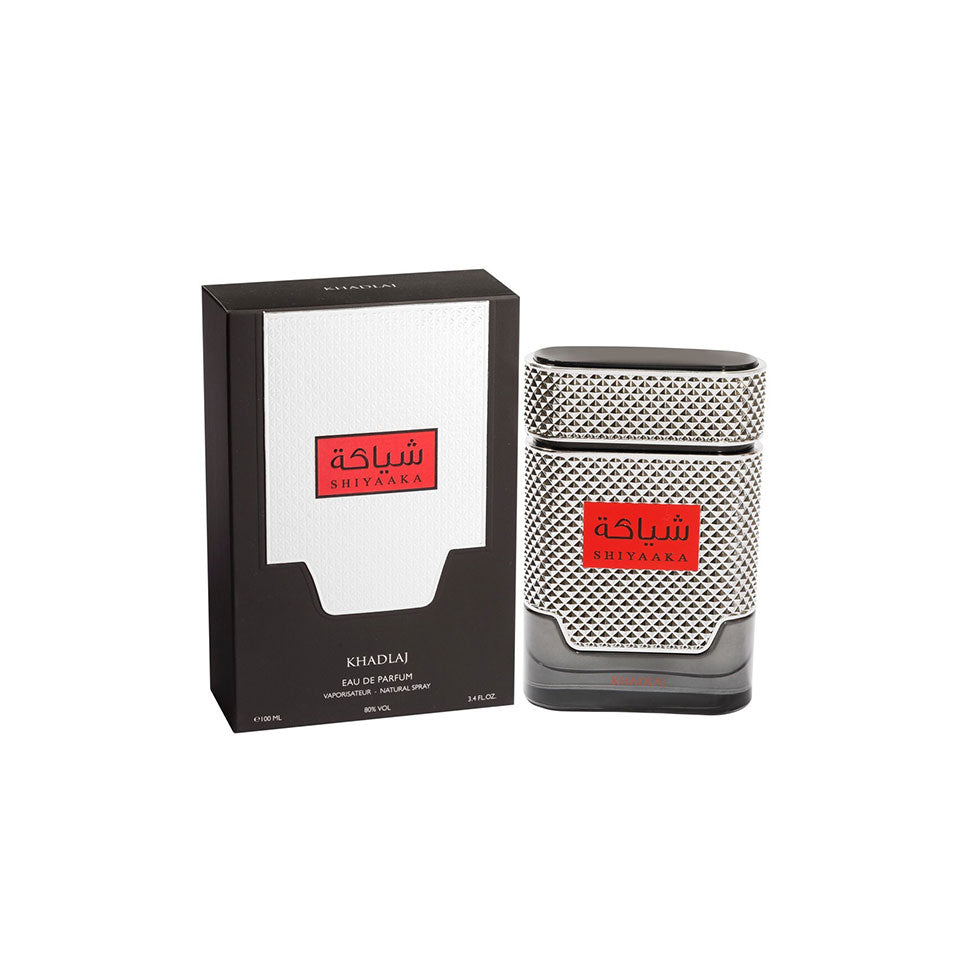 香水(ユニセックス) Khadlaj Shiyaaka  100ml Khadlaj Shiyaaka Silver Eau De Parfum 100ML For Men & Women | Khadlaj
