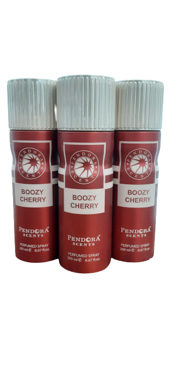 Paris Corner Boozy Cherry Deodorant Spray 200ml (Pack of 3)