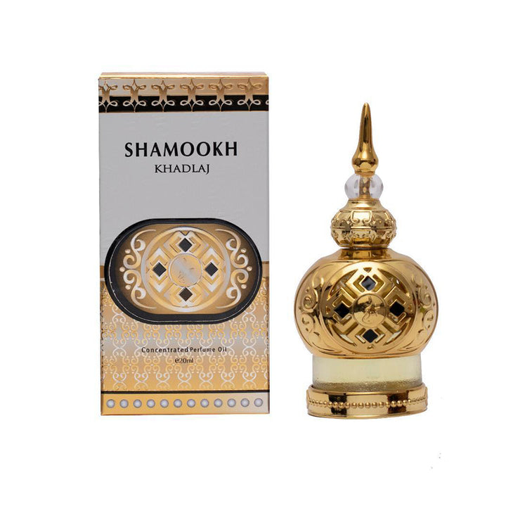 Khadlaj Shamookh Gold Concentrated Perfume Oil (Attar) 20ml For Men & Women