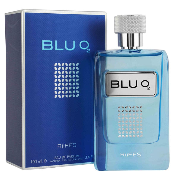 Riiffs Blu O2 Eau De Parfum For Men 100ml Perfume Palace