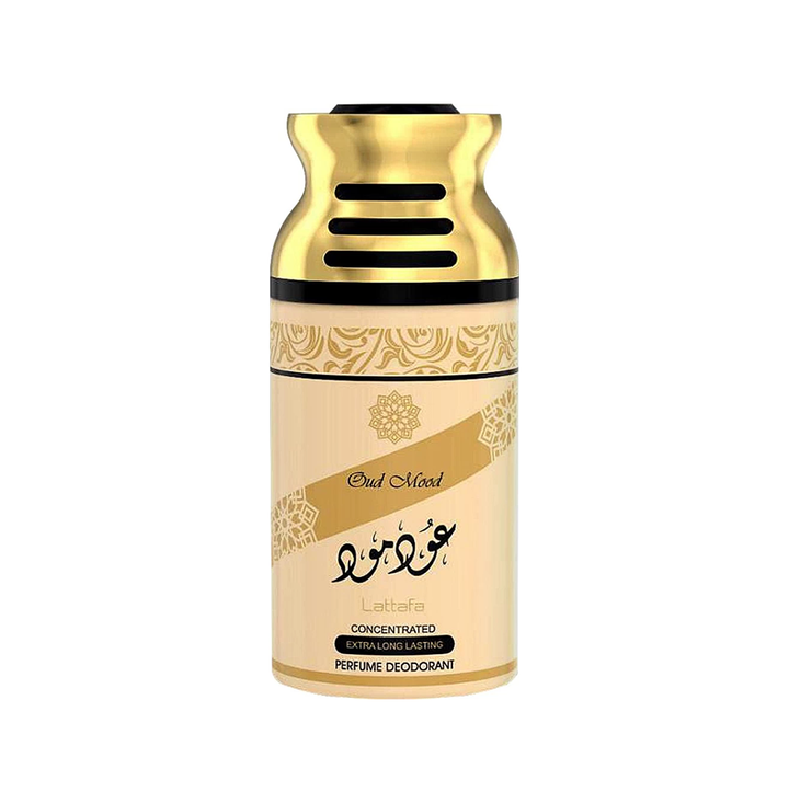 Lattafa Oud Mood Gold Deodorant Spray 250ml For Men & Women