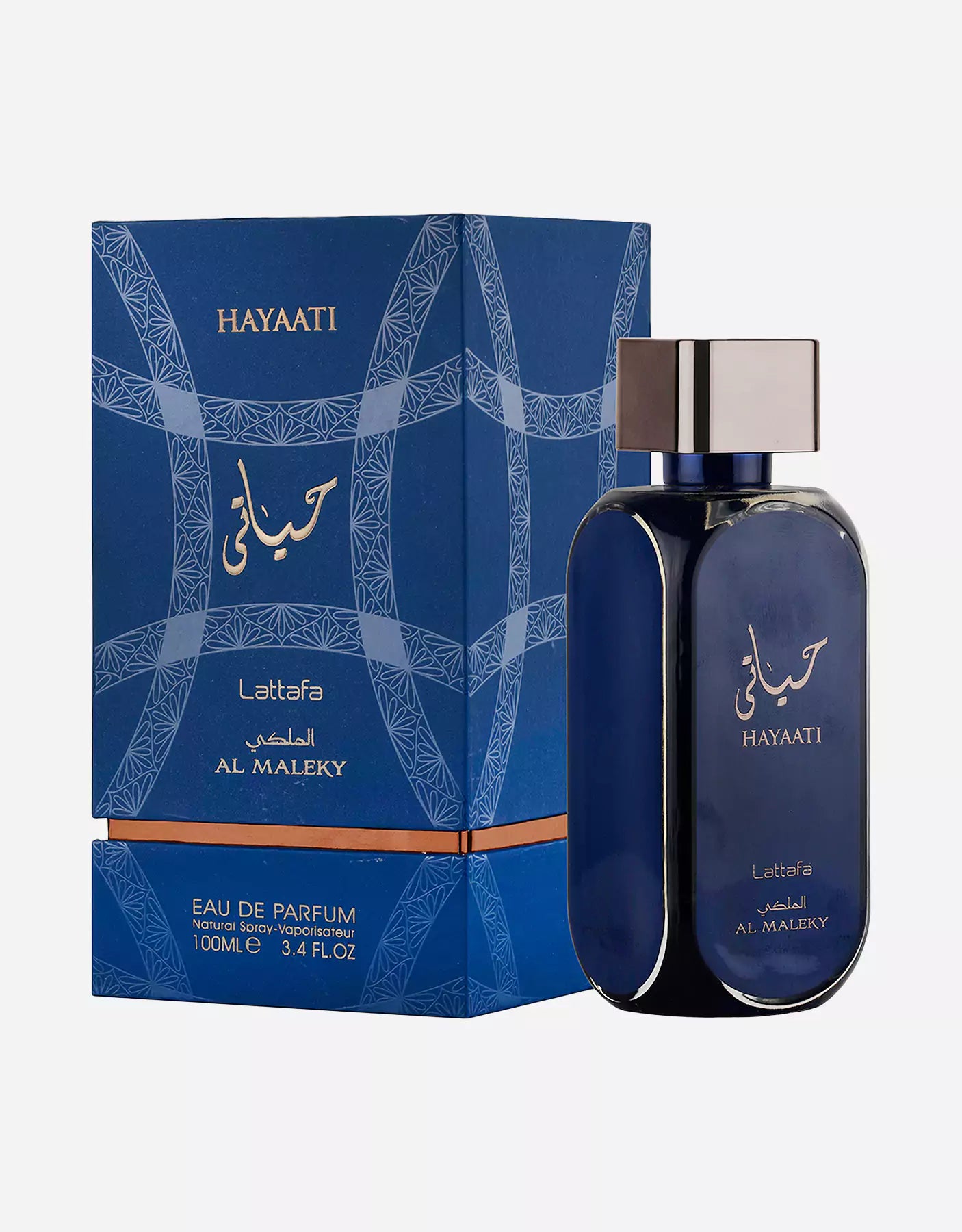 香水(男性用) Kismet Angel & Hayaati Al Maleky Lattafa Hayaati Al Maleky (Blue) Eau De Parfum 100ml For Men