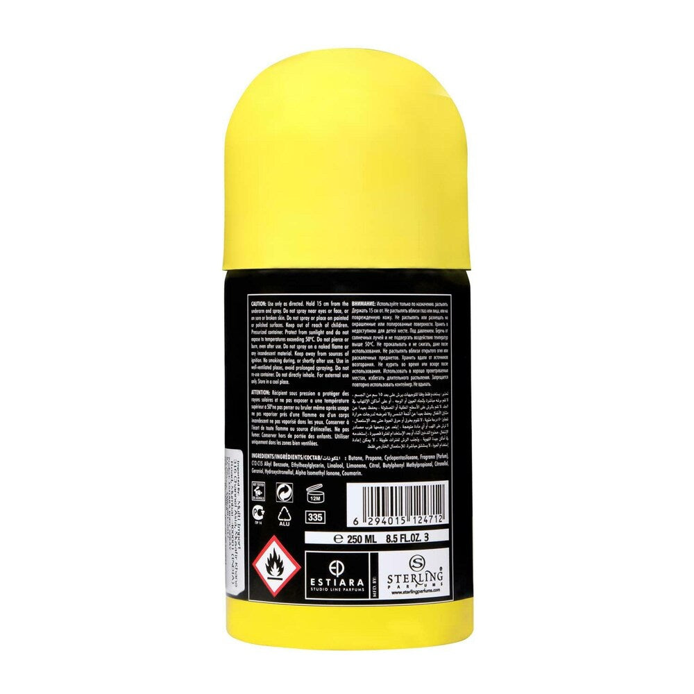 Estiara Stag Yellow Deodorant Spray For Men 250 ml