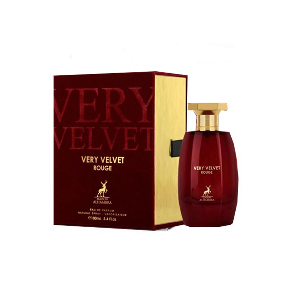 Very Velvet Rouge Edp Perfume By Maison Alhambra 100ml For Women