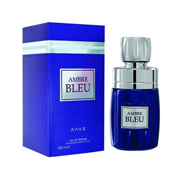 Rave Ambre Blue By Lattafa Perfumes 100ml Eau De Parfum For Men And Women
