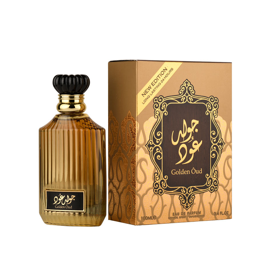 Asdaaf Golden Oud Eau De Parfum100ml For Men And Women .