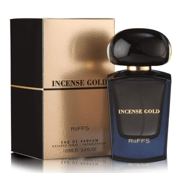 Riiffs Incense Gold Eau De Parfum For Men & Women 100 ml