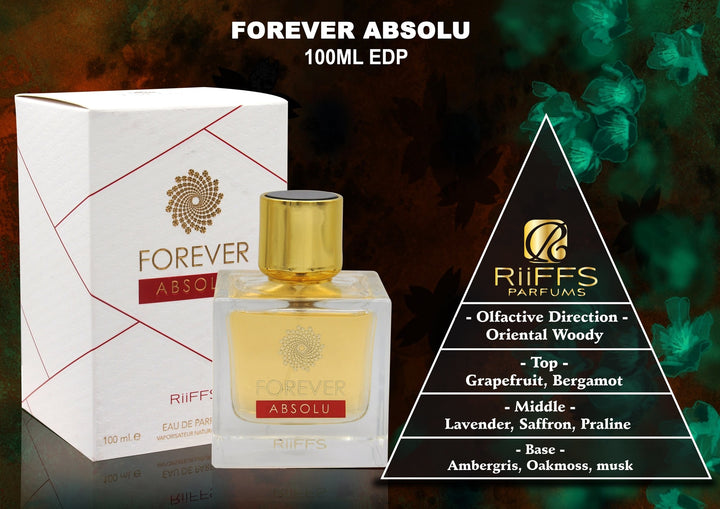 Riiffs Forever Absolu Eau De Parfum For Men & Women 100ml