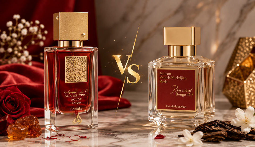Compare Ana Abiyedh Rouge vs Baccarat Rouge 540