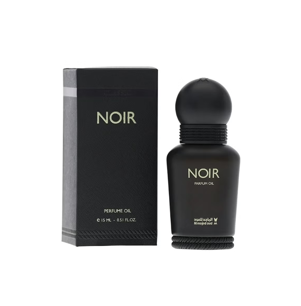 Al Majed Oud Noir Concentrated Perfume Oil 15ml For Men