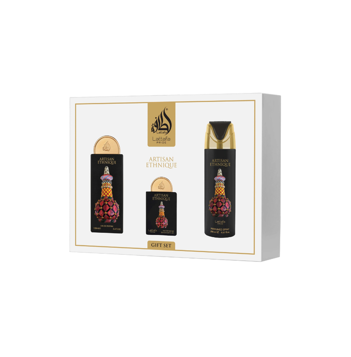Gift Set Of Lattafa Artisan Ethnique Eau De Parfum 100ml For Man & Woman