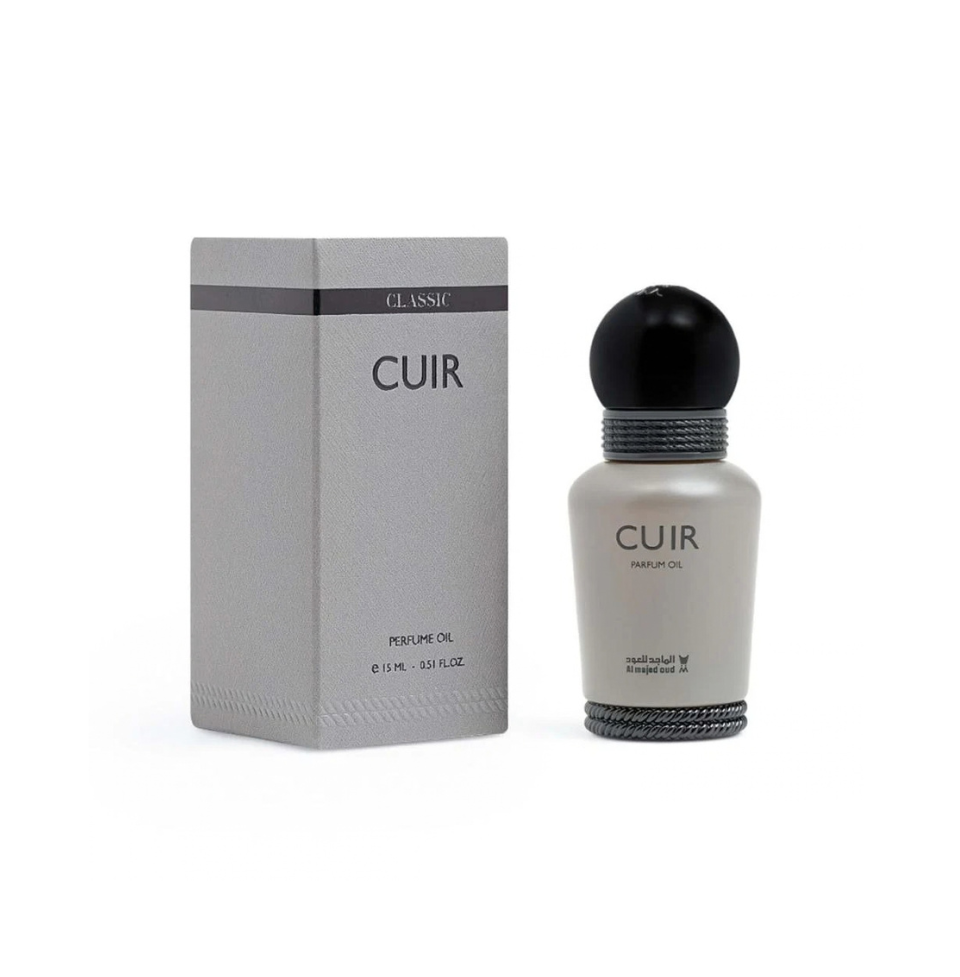 Al Majed Oud Classic Cuir Concentrated Perfume Oil 15ml For Men & Women
