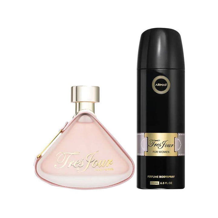 Gift Set Of Armaf Tres Jour Eau De Parfum + Deodorant For Woman