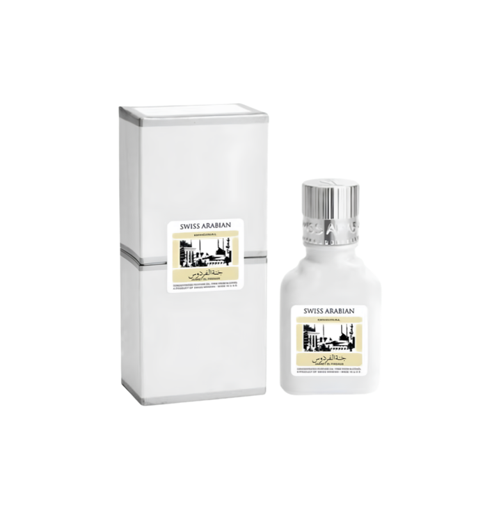 Swiss Arabian Jannet El Firdaus White Concentrated Perfume Oil (Attar) 9ml For Man & Woman