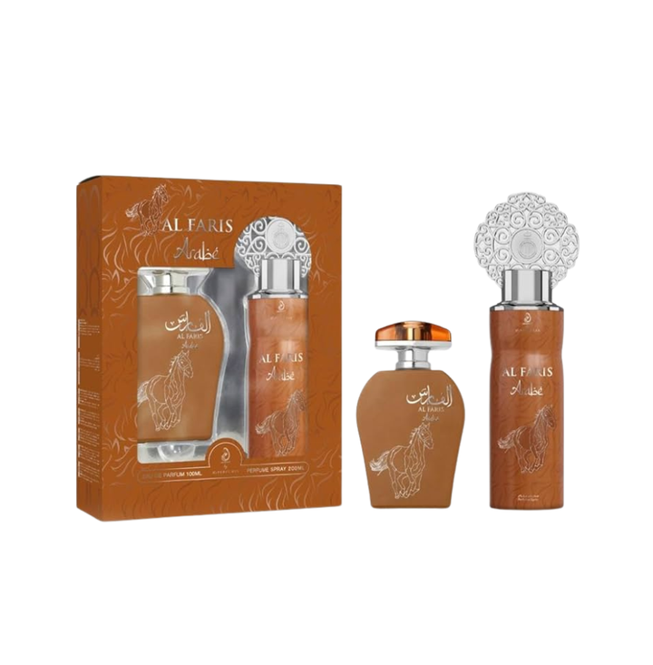 Gift Set Of Arabiyat Al Faris Arabe (100ML EDP + 200ML Deo ) for Men & Women