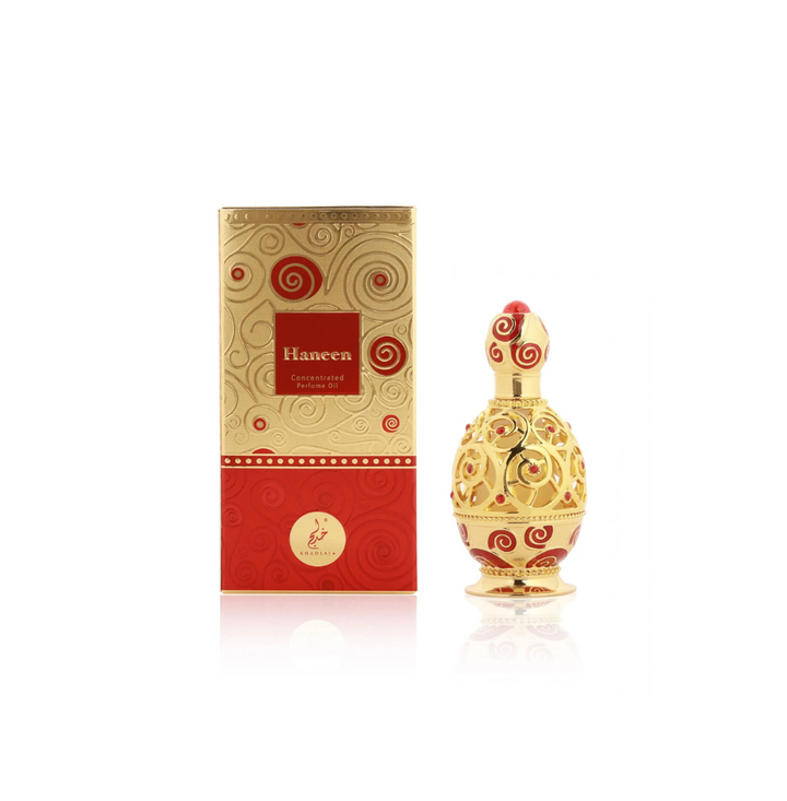 Khadlaj Haneen Gold Concentrated Perfume Oil (Attar) 20ml For Man & Woman