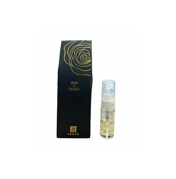 Oud & Roses By Ahmed Al Maghribi Eau De Parfum For Women Vial 2ml