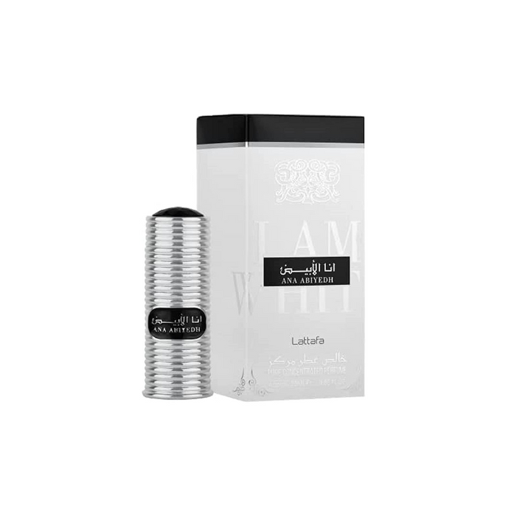 Lattafa Ana Abiyedh I Am White Attar 25ml For Men & Women