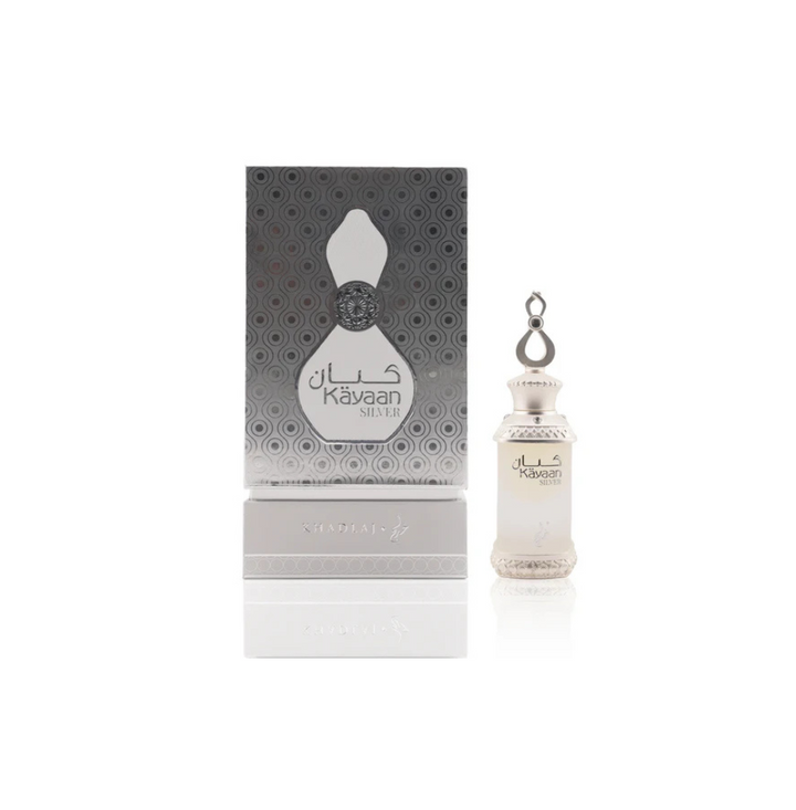 Khadlaj Kayaan Silver Concentrated Perfume Oil (Attar) 20ml For Men & Women