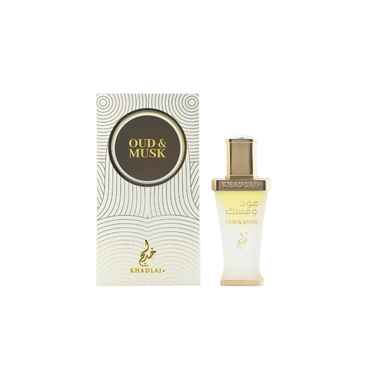 Khadlaj Oud & Musk Concentrated Perfume Oil (Attar) 20ml For Man & Woman