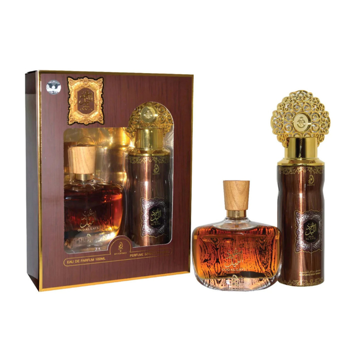 Gift Set Of Arabiyat Oud Al Layl (100ML EDP + 200ML Deo ) for Men & Women