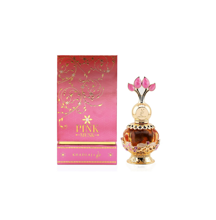 Khadlaj Pink Musk Concentrated Perfume Oil (Attar) 20ml For Women