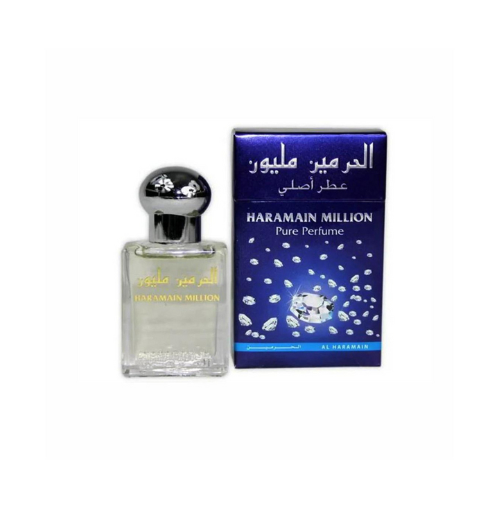 Al Haramain Million Pure Perfume (Attar) Roll on 15 ml For Men & Women