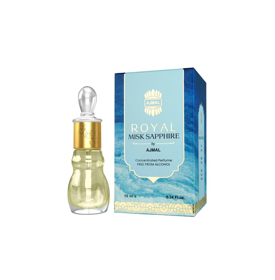 Ajmal Misk Sapphire Concentrated Perfume Oil (Attar) 10ml For Man & Woman
