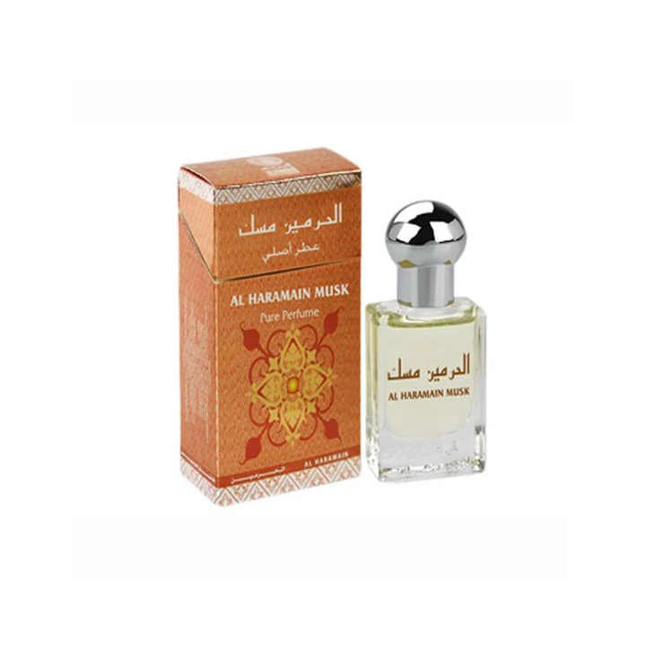 Al Haramain Musk Pure Perfume (Attar) Roll on 15 ml For Men & Women