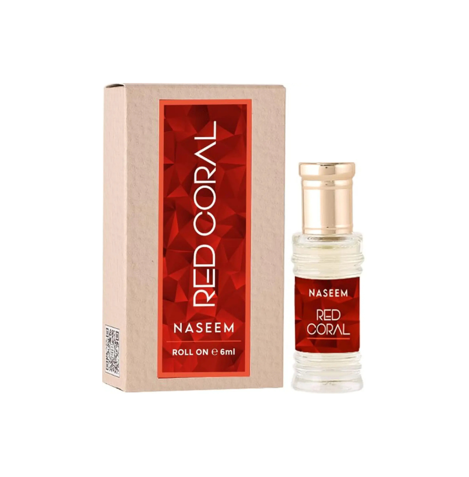 Naseem Redcoral Concentrated Perfume Oil Roll On Attar 24ml For Men & Women