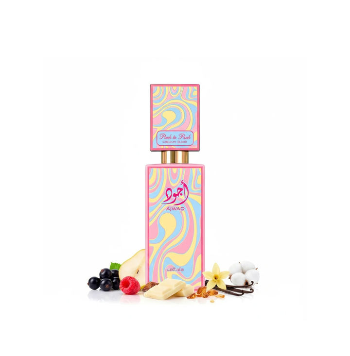 Lattafa Ajwad Pink To Pink Creamy Elixir Eau De Parfum 60ml For Women