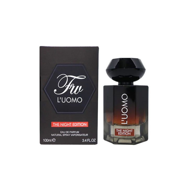 Fragrance World L'Uomo The Night Edition Eau De Parfum 100ml For Men