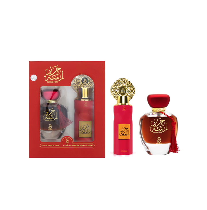 Gift Set Of Arabiyat Lamsat Harir (100ML EDP + 200ML Deo )for Men & Women