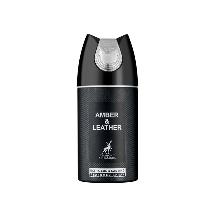 Maison Alhambra Amber & Leather Deodorant Spray 250ml For Men & Women