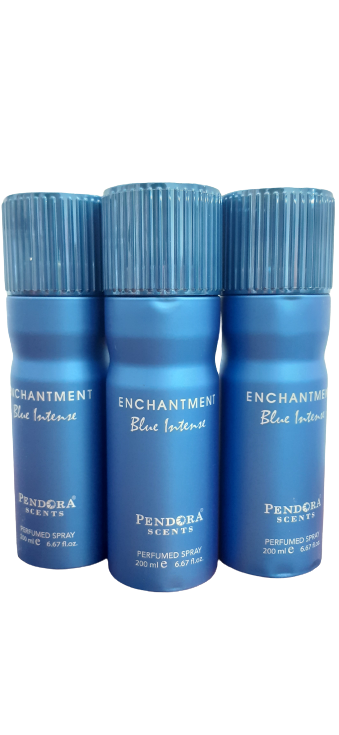 Paris Corner Enchantment Blue Intense Deodorant Spray 200ml (Pack of 3)