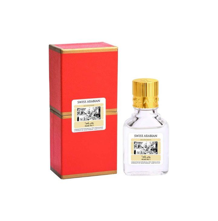 Swiss Arabian Givaudan Rose No 01 Concentrated Perfume Oil 9ml For Man & Woman