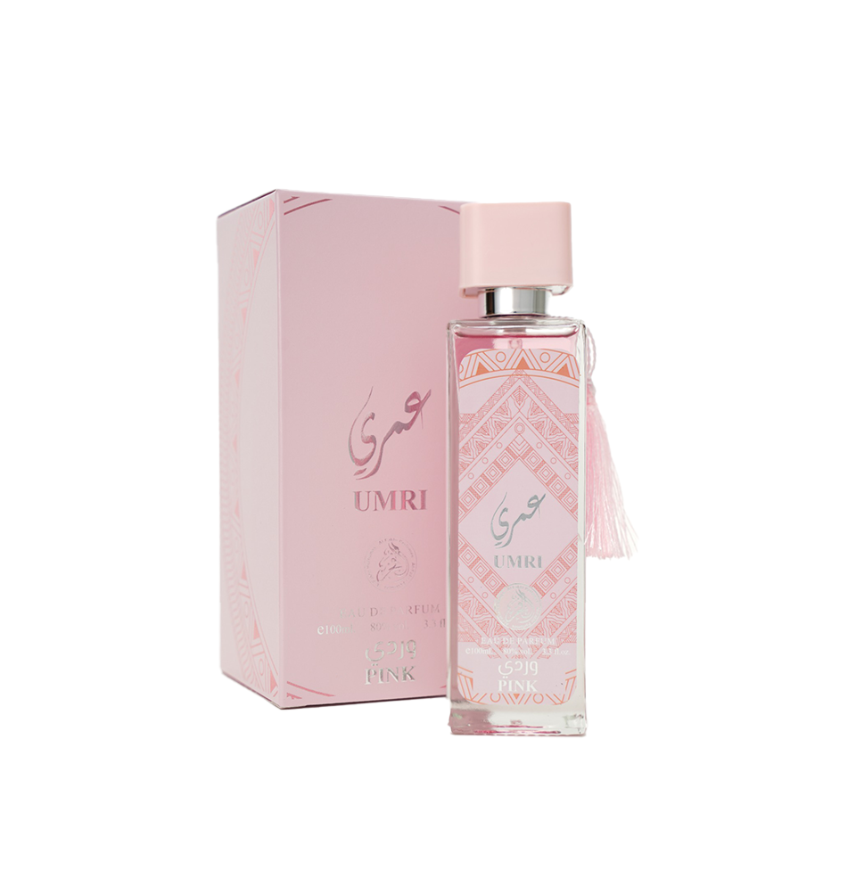 Perfume in pink discount box