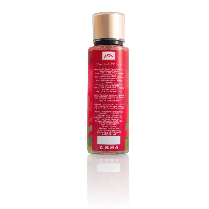 Birra Lovey Dovey Fragrance Body Mist 250ml For Woman