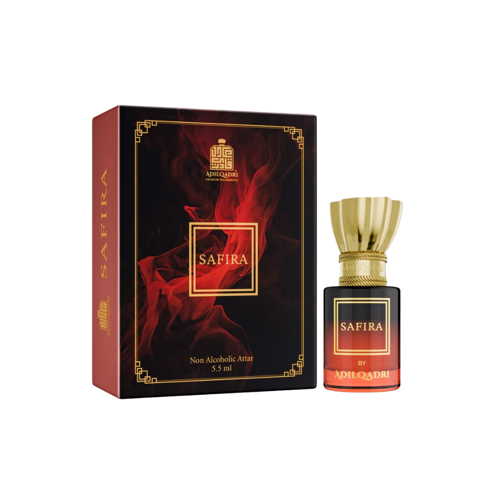 Adilqadri Safira Concentrated Perfume Oil ( Attar ) 5.5ml For Men & Women