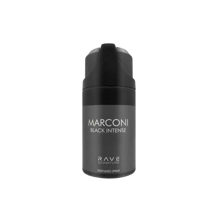 Rave Marconi Black Intense Deodorant Spray 250ml For Men & Women