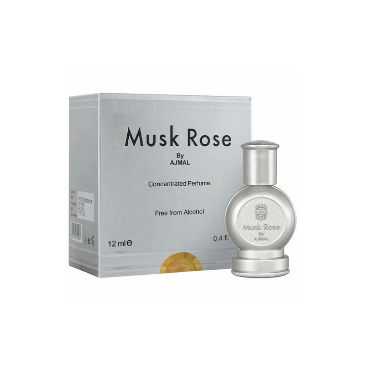 Ajmal Musk Rose Concentrated Perfume Oil 12ml For Men & Women