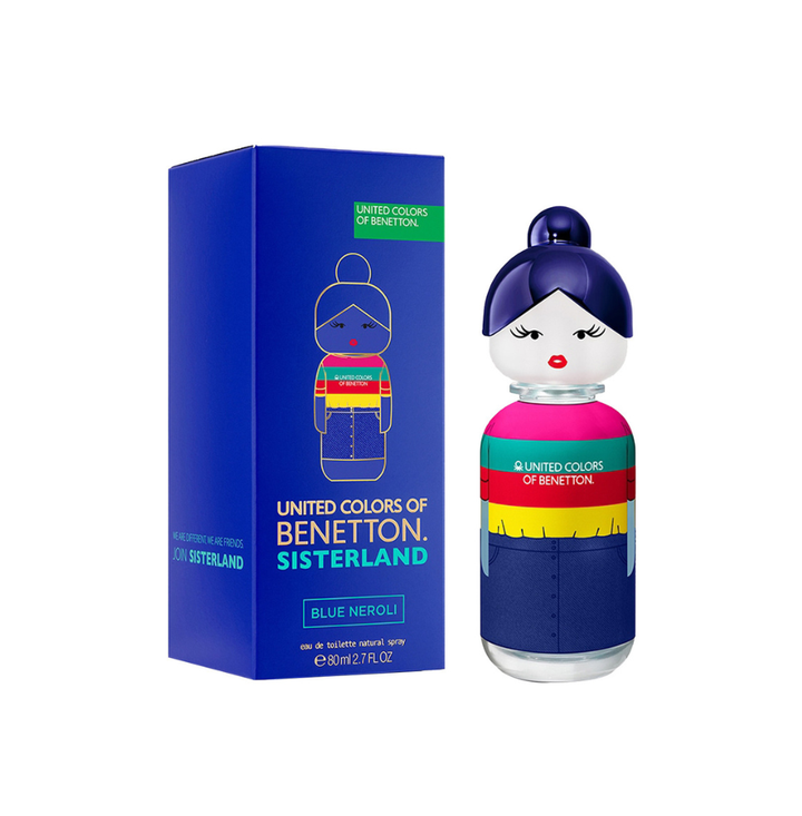 United Colors of Benetton Sisterland Blue Neroli Eau De Toilette 80ml For Woman