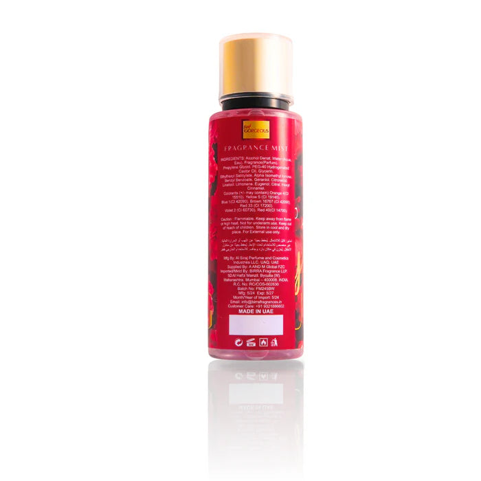 Birra Hey Gorgeous Fragrance Body Mist 250ml For Woman