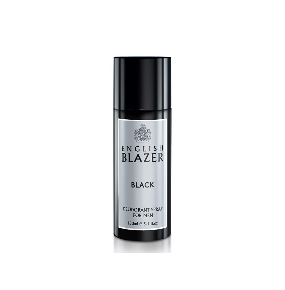 English Blazer Black Deodorant Body Spray 150ml For Men