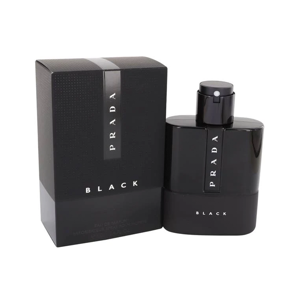 Prada black discount luna rossa