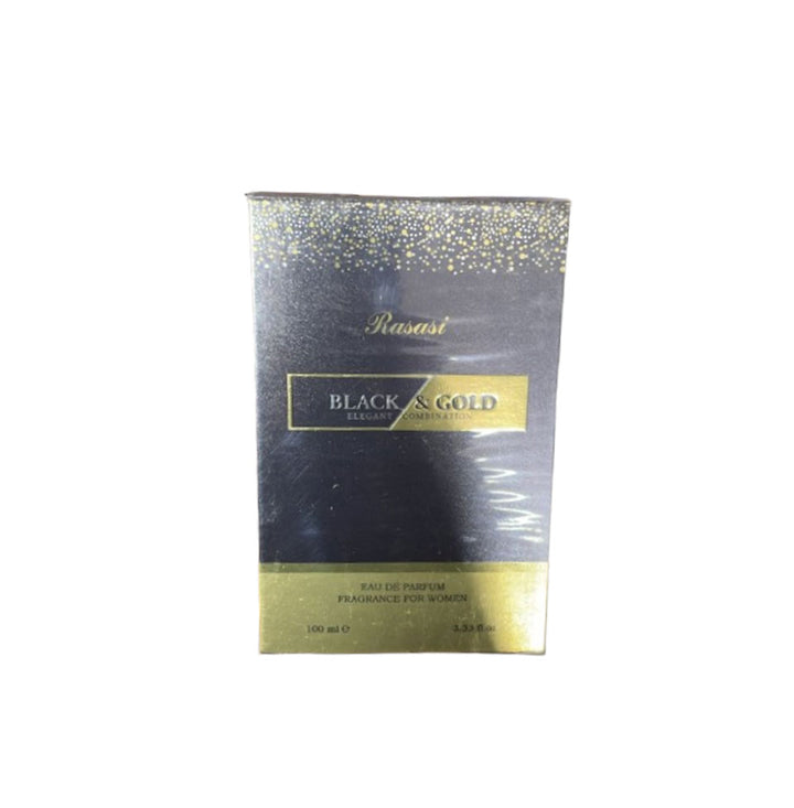 Rasasi Black & Gold Pour Femme Eau De Parfum For Women 100ml