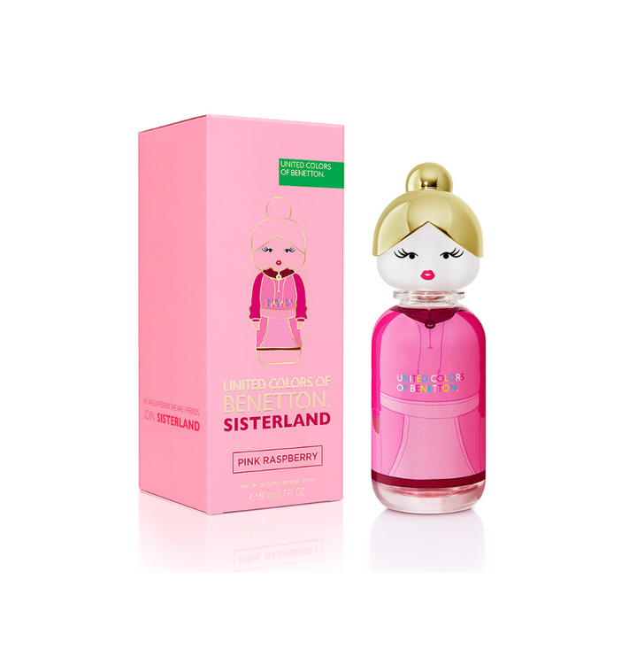 United Colors of Benetton Sisterland Pink Raspberry Eau De Toilette 80ml For Woman