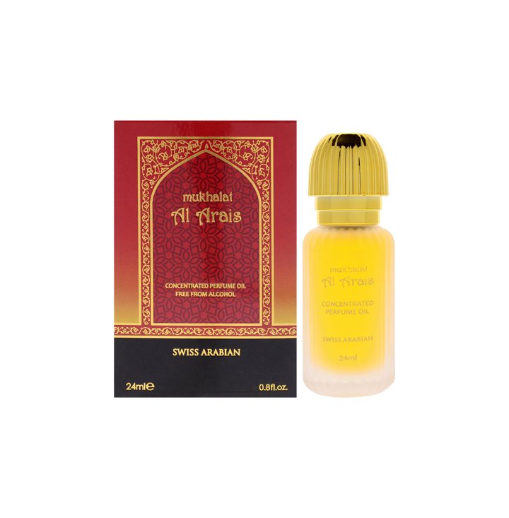 Swiss Arabian Mukhalat Al Arais Concentrated Perfume Oil (Attar) 24ml For Man & Woman