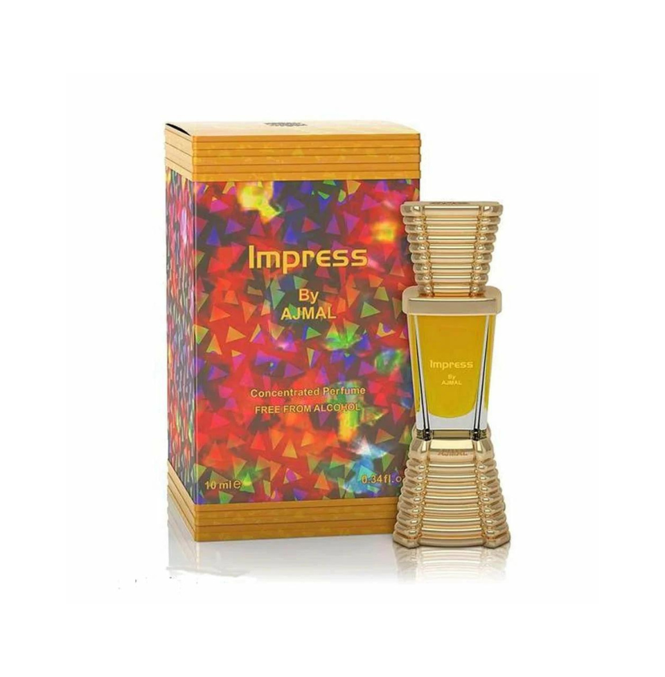 Ajmal Impress Concentrated Perfume Oil 10ml For Men & Women – Perfume ...